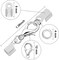 Lobster Claw Clasps and More for Jewelry Making Accessories Kit (Silver)